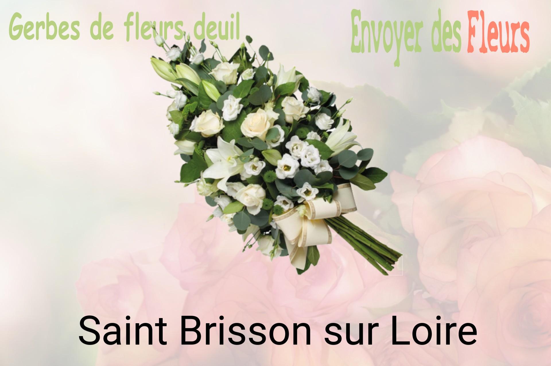 Gerbe de fleurs de deuil livrée à Saint-Brisson-sur-Loire